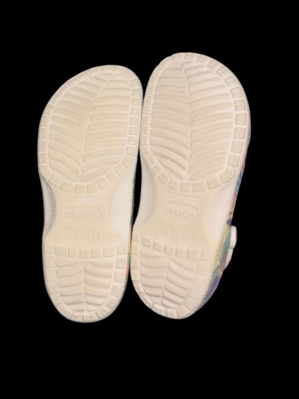 Crocs OUT OF THIS WORLD Multi clogs women’s sandals shoes size 11 men size 9 - Picture 7 of 14